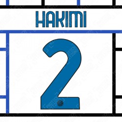 Hakimi 2 (Official Inter Milan 2020/21 Away Club Name and Numbering)